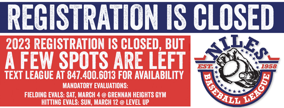 Registration Is Closed!